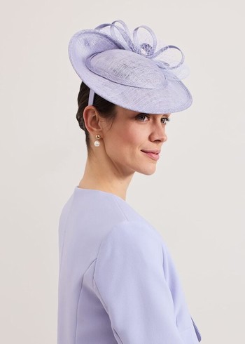 Phase Eight Blue Twist Back Bow Fascinator Hats Blue Canada | BKUWZG-706